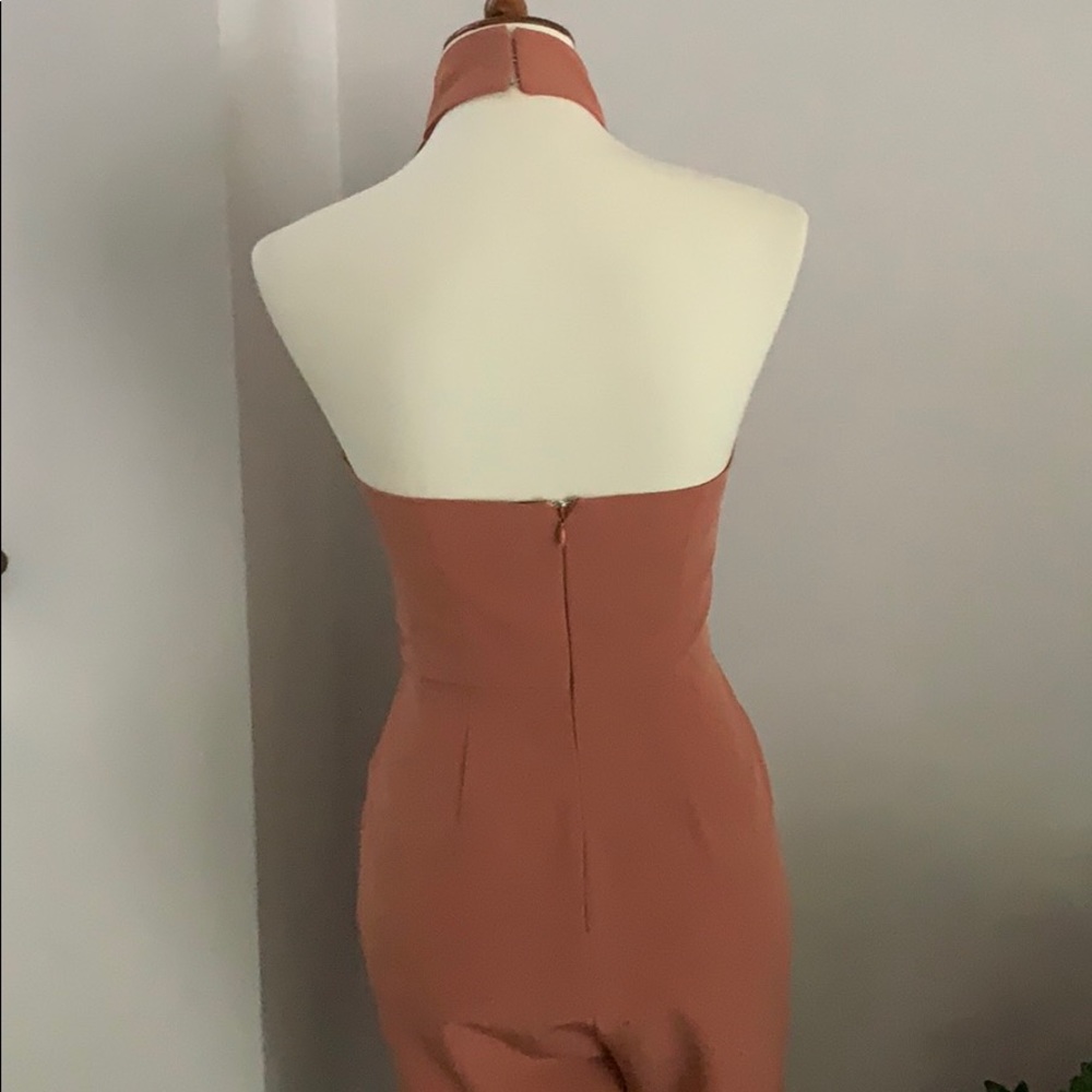 Lavish Alice Keyhole High Neck Jumpsuit- Like New - Picture 5 of 8